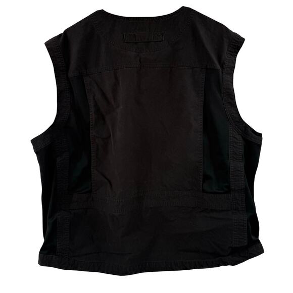 DULUTH TRADING COMPANY Vest Size Extra Large Pockets Black Men's Utility Mesh - Picture 2 of 11